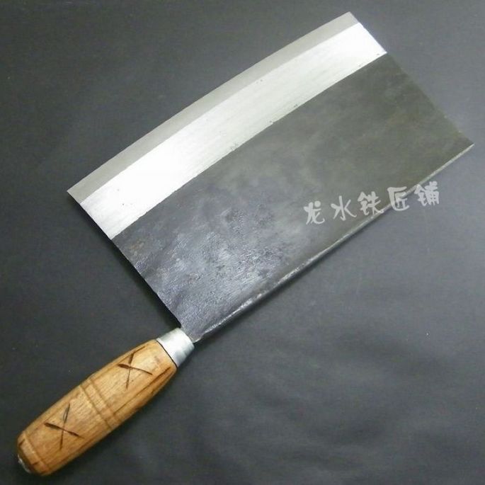 夹钢菜刀 手工锻打 切片刀 炮弹钢 厨师刀 铁匠铺刀具 老式铁菜刀|msdalam kategori dapur/memasak Appliances, memasak Appliances, alat, pisau dapur - dari Buy2taobao.com untuk memberikan perkhidmatan ejen Taobao profesional membeli
