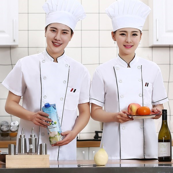 男女工作服加肥厨房定制帽子夏天女士衣服饭店长袖厨师七分袖围裙|ruв категории Мужская одежда, костюм, оснастки форму - от Buy2taobao.com для оказания профессиональной услуги покупки агента Taobao