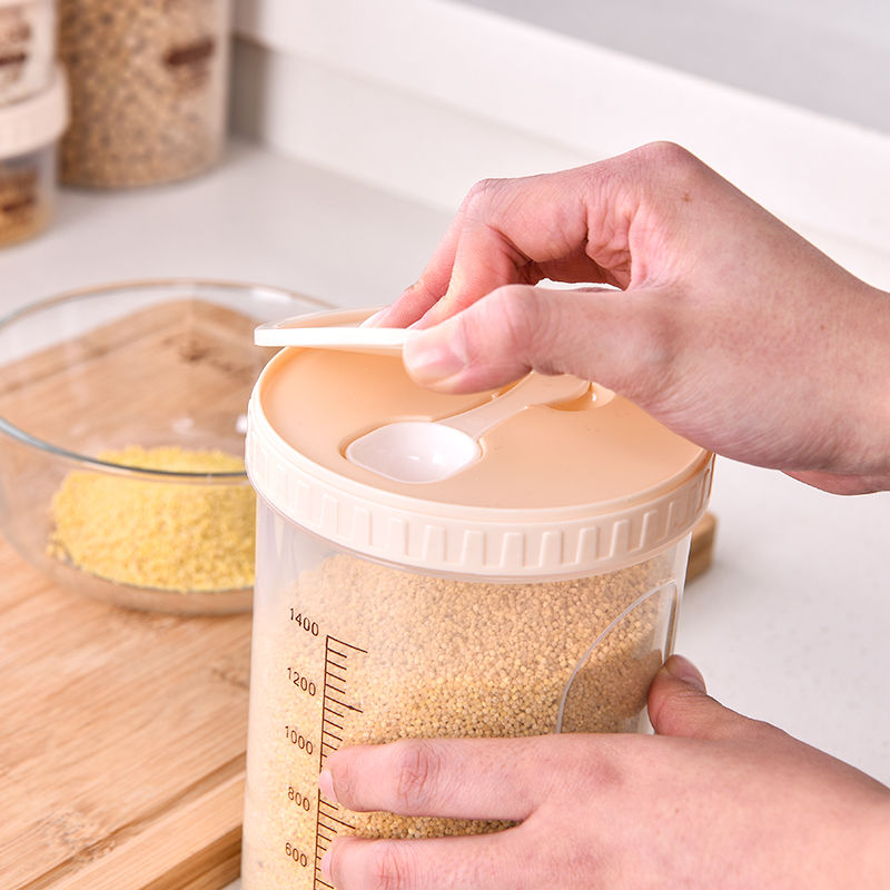kitchen transparent food Storage box Refrigerator storage box Crisper circular Plastic Coarse Cereals seal up Tin boxin the Home accessories , Decorative items , Storage tank category - from Buy2taobao.com to provide professional Taobao agent buy service
