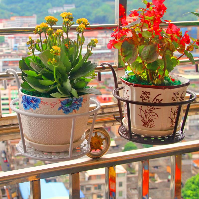 阳台花约花架置物架阳台垂吊可挂式铁艺储物围墙花栏庭院置|ruв категории жилой мебели, рама тип, цветок/несколько - от Buy2taobao.com для оказания профессиональной услуги покупки агента Taobao