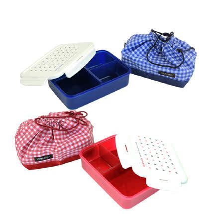 Lock & Lock Plastic Japanese Sub-grid boxes Bento Box rectangle Sealed crisper With a meal Microwave Oven 1.3Lin the Tableware , Fresh container/Fresh Containers , Crisper category - from Buy2taobao.com to provide professional Taobao agent buy service