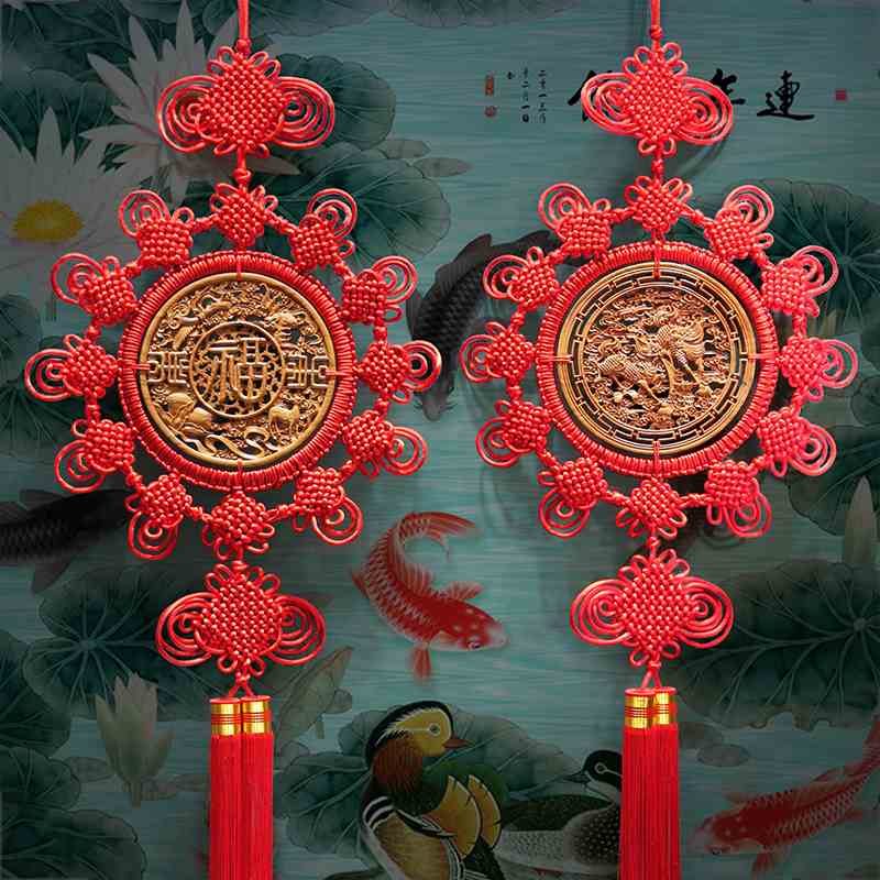 桃木中国结大号镇宅辟升官旺财麒麟送子福禄寿客厅玄关乔迁挂件|msdalam kategori Ciri-ciri kraftangan, kesenian rakyat dan kraf Ciri-ciri, simpulan cina - dari Buy2taobao.com untuk memberikan perkhidmatan ejen Taobao profesional membeli
