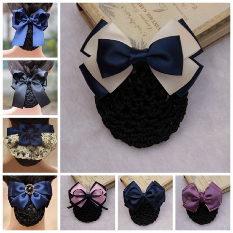 Three send Occupation Flower Netbag Nurse Hairnet Bank hotel Stewardess bow Flaxen Hair Hairpin Card issuancein the Family/Personal Cleaning Tools , Personal care cleaning appliances , Headband/Hairnet category - from Buy2taobao.com to provide professional Taobao agent buy service