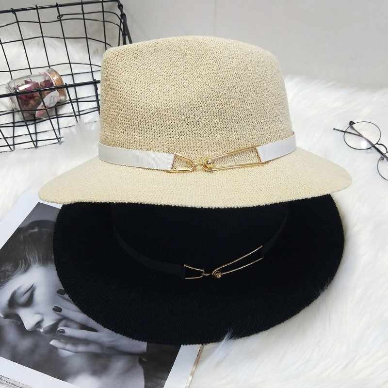 帽子女天度假礼帽巴拿马帽子休闲百搭沙滩帽宽沿韩版女英伦|ruв категории Аксессуары, шляпа - от Buy2taobao.com для оказания профессиональной услуги покупки агента Taobao
