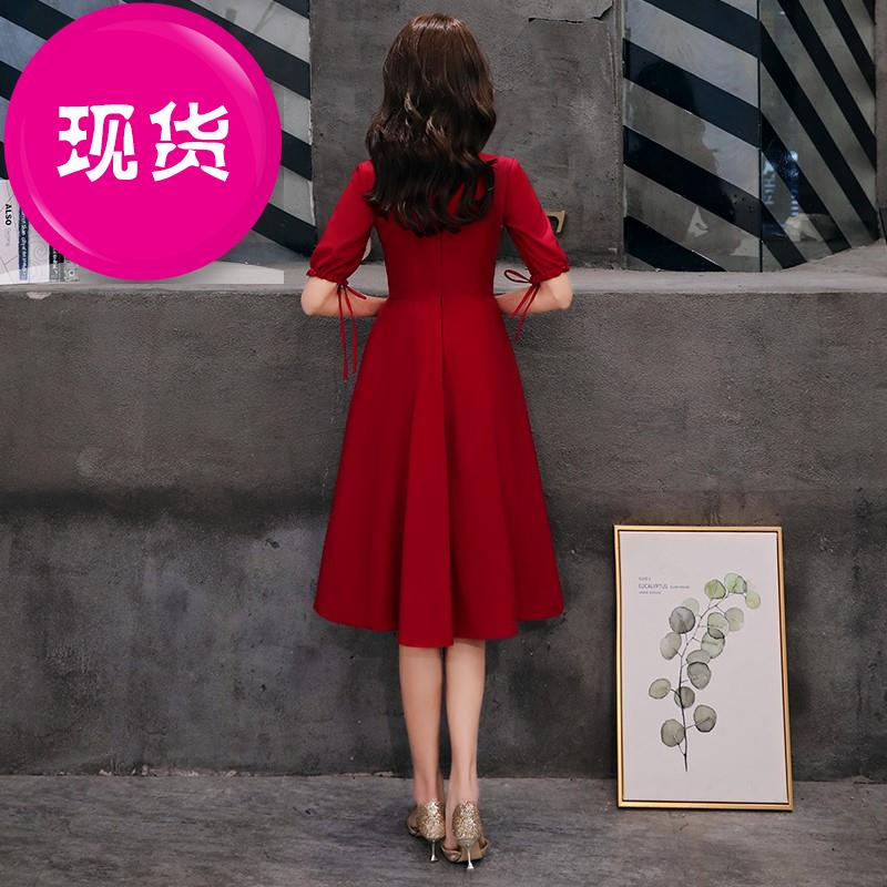 敬酒服新娘2019结婚新款订婚回门宴会红色礼服平时可11穿小个子显|msdalam kategori Butik wanita / wanita, perkahwinan/Cheongsam/pakaian, pakaian/malam - dari Buy2taobao.com untuk memberikan perkhidmatan ejen Taobao profesional membeli