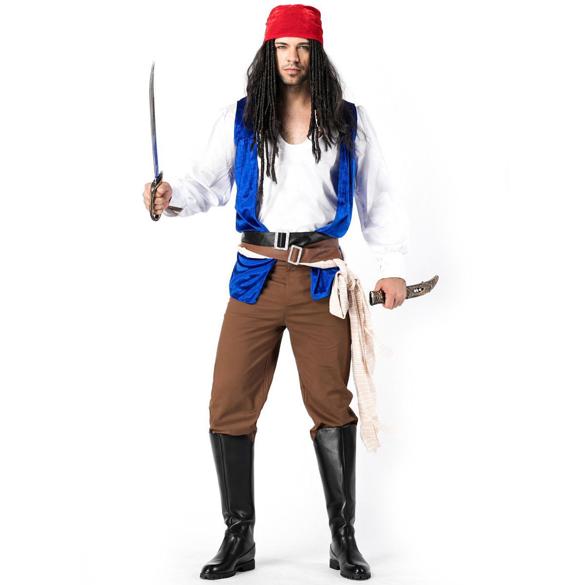 Pirate Costumes 万圣节男装角色扮演服 实拍出口 加勒比海盗服装在类目 女装/女士精品, 唐装/民族服装/舞台服装, 民族服装/舞台装中 - 来自Buy2taobao.com提供专业的淘宝代购服务