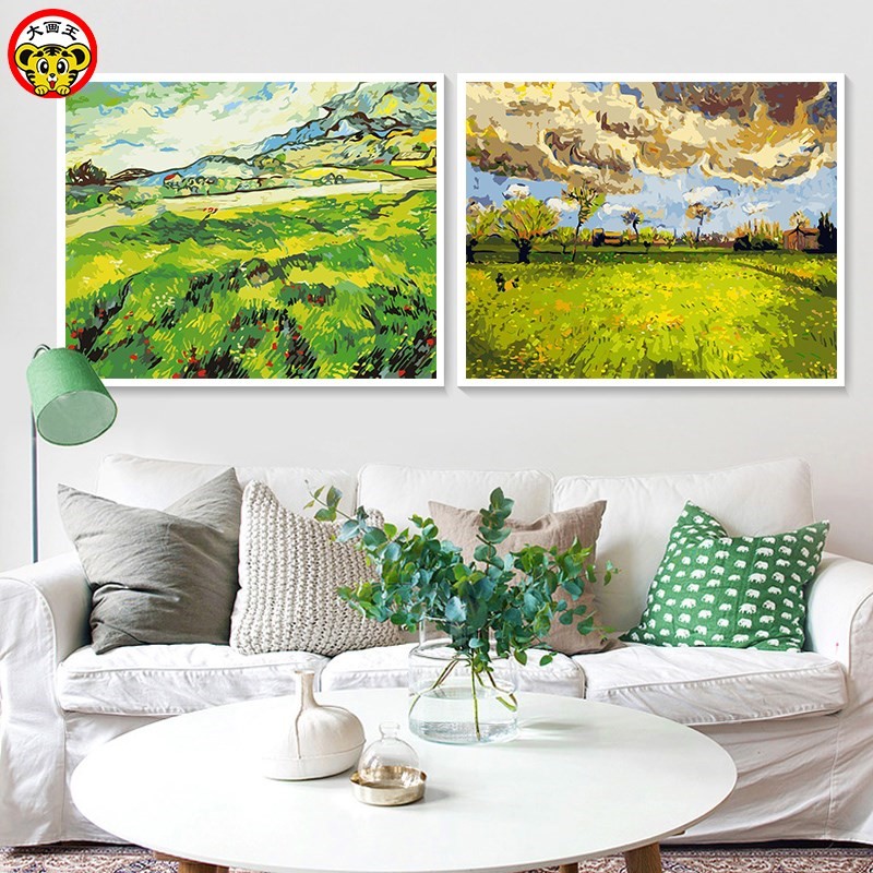Diy digital painting van gogh starry night sky apricotin the Home accessories , Decorative painting , DIY/Digital painting category - from Buy2taobao.com to provide professional Taobao agent buy service
