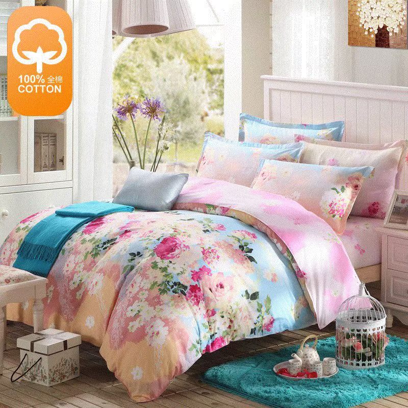 Autumn and winter keep warm thickening pure cotton Brushed Quilt cover singleton Cartoon Cotton Single Quilt cover 1.8x2.0 ricein the Bedclothes , Quilt category - from Buy2taobao.com to provide professional Taobao agent buy service
