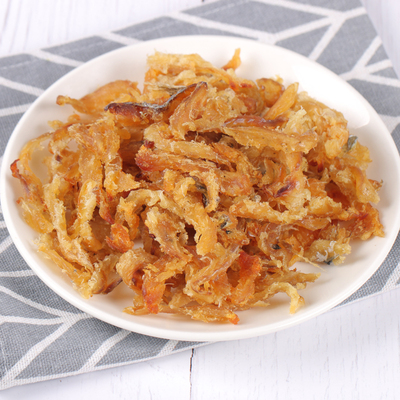 大海味道烤鱼肉500g包邮烤鱼片鳕鱼鱼脯有刺零食模拟红烧蟹肉