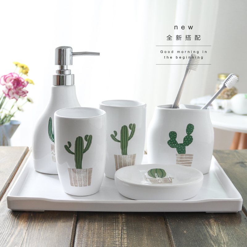 Wash cup suit Cups Kit ceramics bathroom Fifty-six Set of parts Brushing Cup Toiletries Toothbrush cup householdin the Family/Personal Cleaning Tools , Sanitary appliances/Bathroom accessories , Toiletries Kit category - from Buy2taobao.com to provide professional Taobao agent buy service