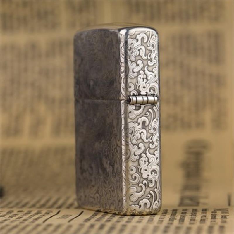 Original zippo lighter Genuine Zippo Sterling Silver Cloud dragon Limit zppo Kerosene windproofin the ZIPPO/Swiss Army Knife/Glasses , Brand lighters and accessories , ZIPPO/Zippo category - from Buy2taobao.com to provide professional Taobao agent buy service