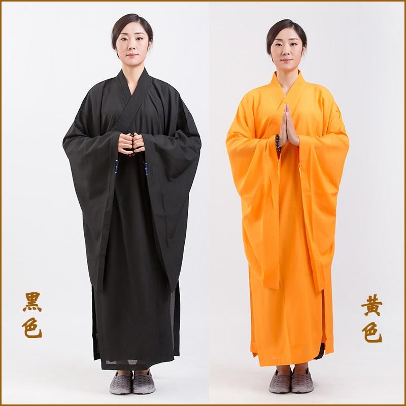男女海青居士服高档台麻不透明海清黄色黑色咖啡色海青佛教僧衣服|ruв категории Женская одежда, костюм/национальная одежда/театр костюм, национальная одежда/этап погрузки - от Buy2taobao.com для оказания профессиональной услуги покупки агента Taobao