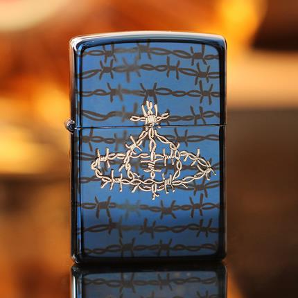 Genuine VivienneWestwood Vivian Zippo Co-operation models Kerosene lighter blue steel wire originalityin the ZIPPO/Swiss Army Knife/Glasses , Brand lighters and accessories , ZIPPO/Zippo category - from Buy2taobao.com to provide professional Taobao agent buy service