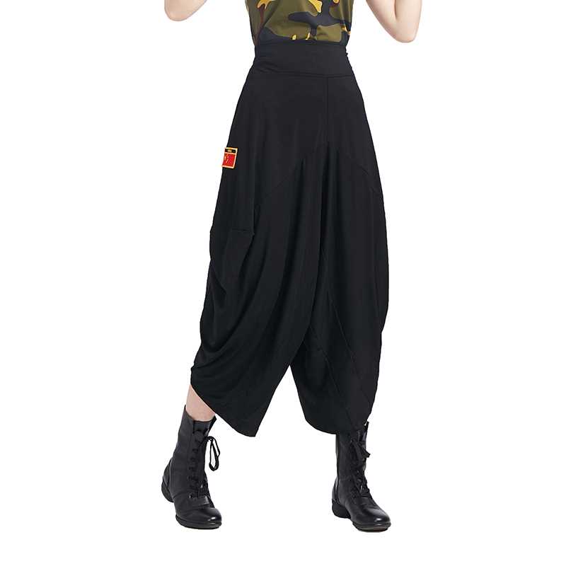 夏季新款九分裤女大码高腰灯笼裤休闲百搭水兵舞阔腿裤广场舞裤子|ruв категории движение/йога/фитнес/фанаты товаров, танец/аэробика/гимнастика, площади танец, площади танец брюки - от Buy2taobao.com для оказания профессиональной услуги покупки агента Taobao