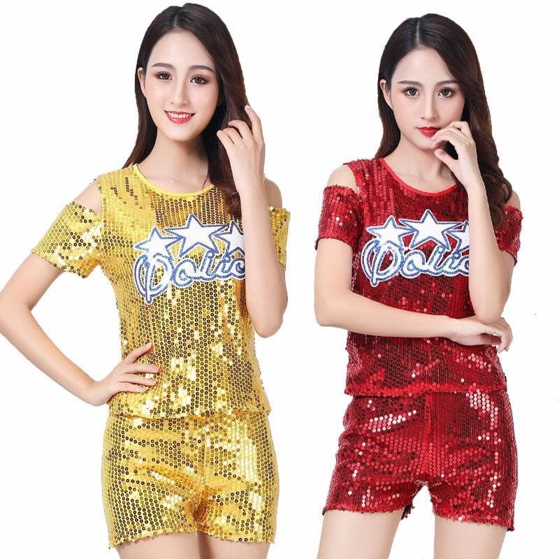 new pattern Jazz costume modern dance clothing Cheerleading adult Sequins student Costume Stage costumein the Sports/Yoga/Fitness/Fans supplies , Dance/Aerobics/Gymnastics , Hip-hop , Hip-hop clothing category - from Buy2taobao.com to provide professional Taobao agent buy service
