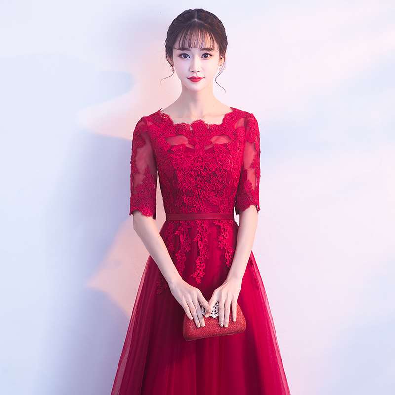 敬酒服新娘春季2018新款秋冬季中式礼服女结婚孕妇长款红色回门服|ruв категории Женская одежда, Cвадебные платья, платье/вечернее платье - от Buy2taobao.com для оказания профессиональной услуги покупки агента Taobao