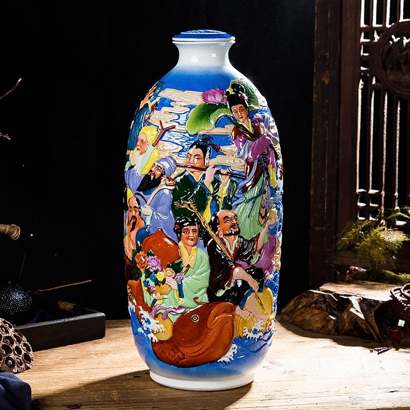 景德镇陶瓷酒坛雕刻酒瓶酒壶2030斤装白酒瓶家用酒缸仿古密封在类目 餐饮具, 酒壶/酒杯/酒具, 家用酒壶中 - 来自Buy2taobao.com提供专业的淘宝代购服务