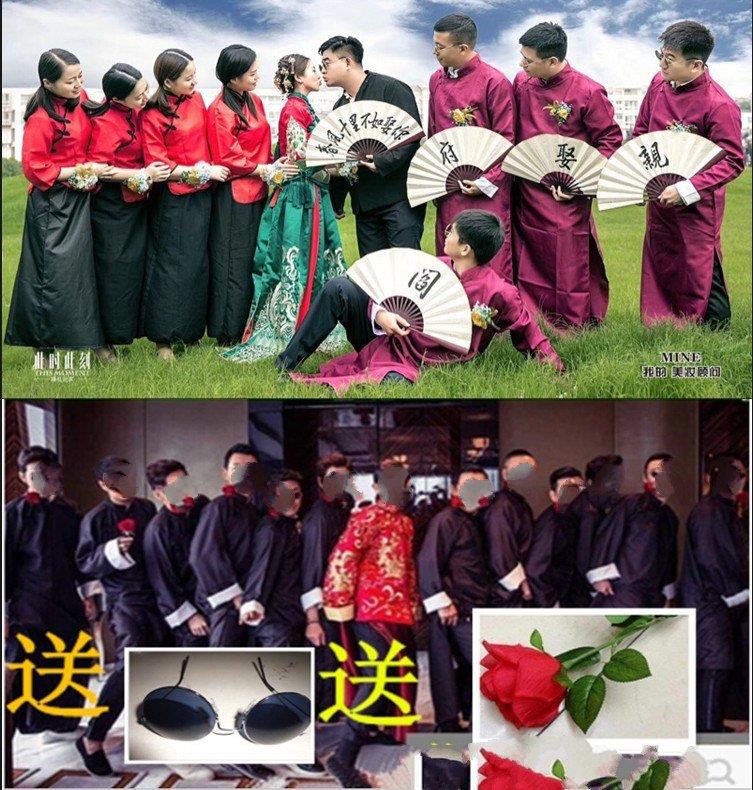 女士春夏婚服绸面搭配伴娘服中式礼服裙闺蜜装学生装新中式国风在类目 女装/女士精品, 婚纱/旗袍/礼服, 礼服/晚装中 - 来自Buy2taobao.com提供专业的淘宝代购服务