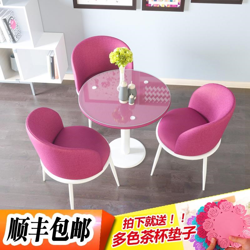 商务餐桌奶茶店窗台接待圆形休息区小圆桌椅子组合咖啡桌2人休闲在类目 住宅家具, 桌类, 餐桌中 - 来自Buy2taobao.com提供专业的淘宝代购服务
