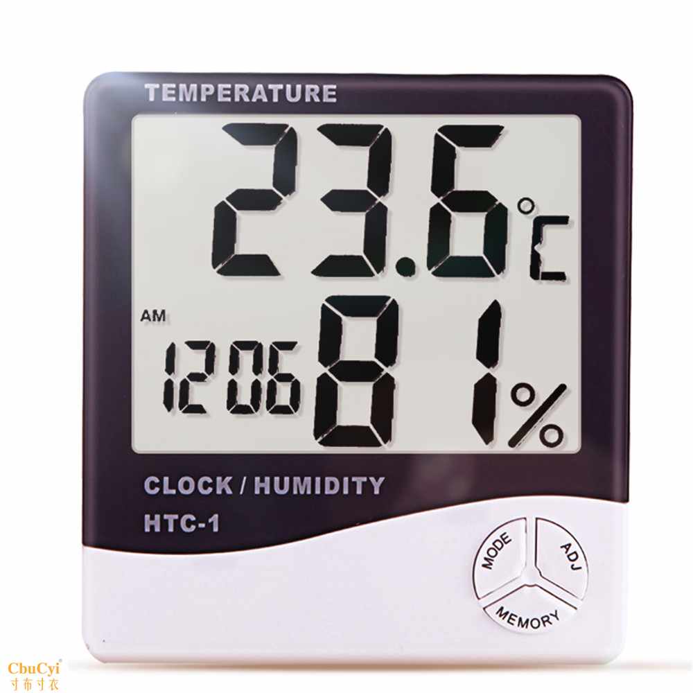 high-precision household indoor thermometer Hygrometer Electronic Battery Christmas HTC-in the Electrical life , Other home appliances , Electronic hygrometer category - from Buy2taobao.com to provide professional Taobao agent buy service