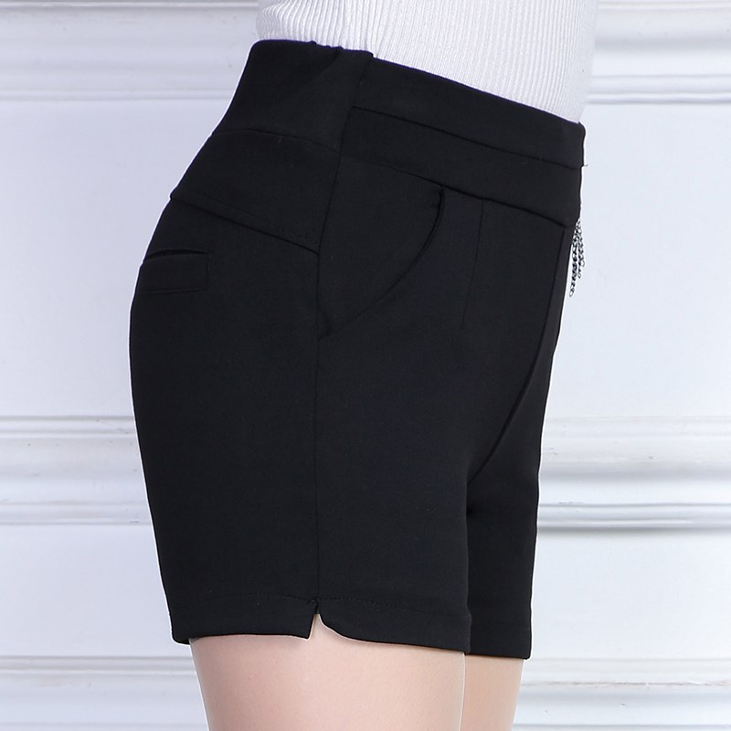 shorts Summer fund 2019 Waist fat mm Elastic waist middle age mom Four pants Self cultivation Versatile shortsin the Women's clothing/Boutique , Pants , Casual pants category - from Buy2taobao.com to provide professional Taobao agent buy service