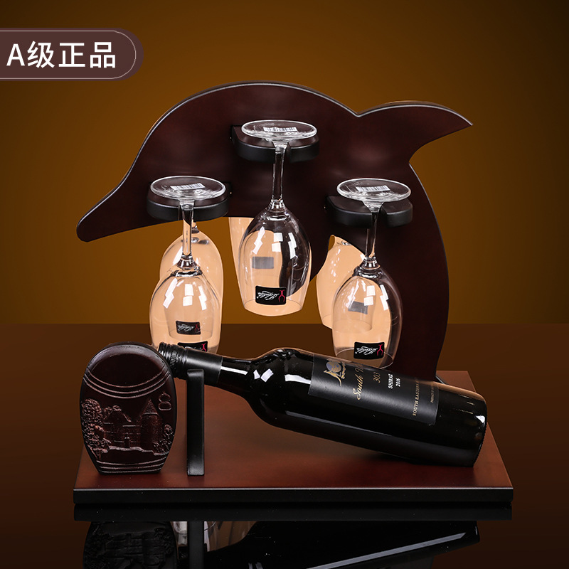牌海豚酒架红酒实木欧式酒架欧式葡萄酒酒架木质红酒架在类目 餐饮具, 酒壶/酒杯/酒具, 酒架中 - 来自Buy2taobao.com提供专业的淘宝代购服务