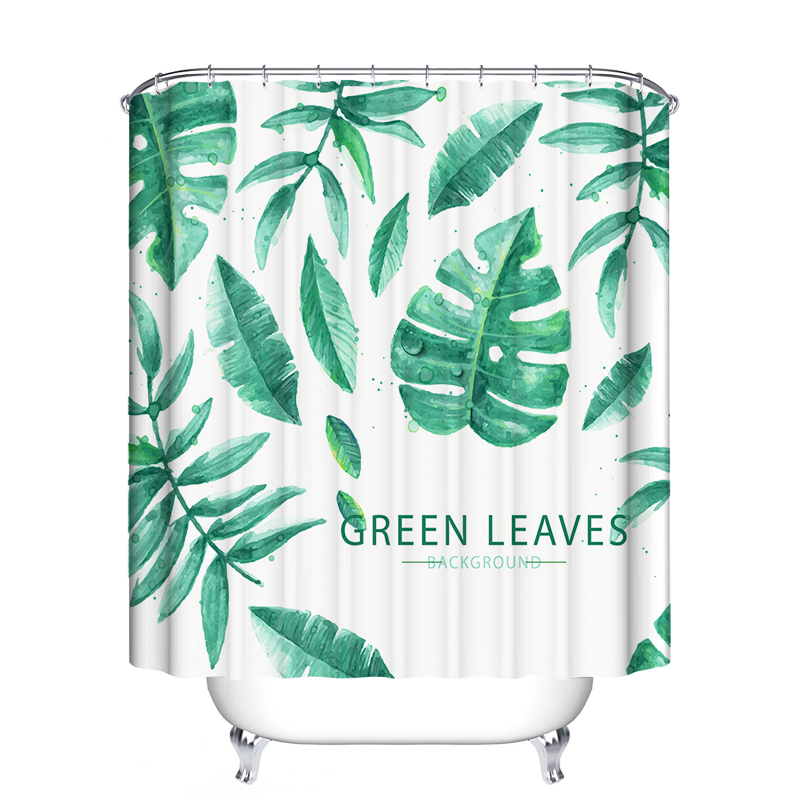 With metal hook Greenery thickening Polyester fiber Shower Curtains waterproof Antifungal Shower curtain Curtainsin the Family/Personal Cleaning Tools , Sanitary appliances/Bathroom accessories , Shower Curtains category - from Buy2taobao.com to provide professional Taobao agent buy service