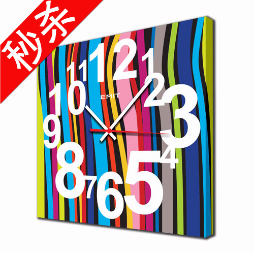 EMIT无框画静音挂钟客厅装饰画钟扫描机芯冲皇冠 正品特价包邮|ruв категории Домашний быт, декоративная живопись, без рамы картину настенные часы - от Buy2taobao.com для оказания профессиональной услуги покупки агента Taobao