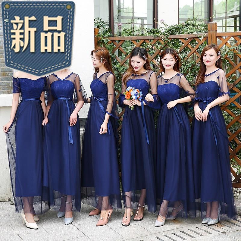 伴娘服2018新款韩版中长款姐妹团学生聚会连衣裙宴会晚#礼服显瘦在类目 女装/女士精品, 婚纱/旗袍/礼服, 礼服/晚装中 - 来自Buy2taobao.com提供专业的淘宝代购服务
