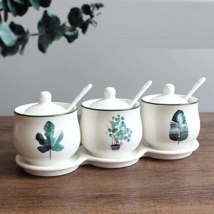 Kitchenware combination Seasoning Seasoning box Vial Cruet suit ceramics Large capacity kitchen householdin the Kitchen/Cooking utensils , Kitchen Gadgets/Kitchen storage , Storage jars/Kitchen storage containers , Seasoning bottles category - from Buy2taobao.com to provide professional Taobao agent buy service