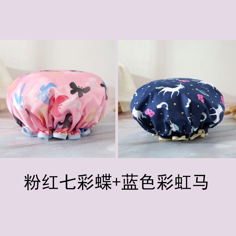 帽加厚浴室淋浴帽炫隆 成人女士卡通可愛油 雙層防水洗澡浴在類目 家庭/個人清潔工具, 個人洗護清潔用具, 浴帽中 - 來自Buy2taobao.com提供專業的淘寶代購服務