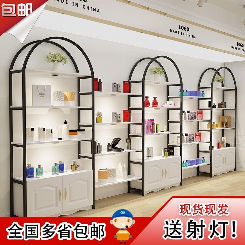 化妆品展示柜美容院日化货柜产品货架美甲店陈列展柜鞋店隔断柜子在类目 商业/办公家具, 货架/展柜, 精品展柜/陈列柜中 - 来自Buy2taobao.com提供专业的淘宝代购服务