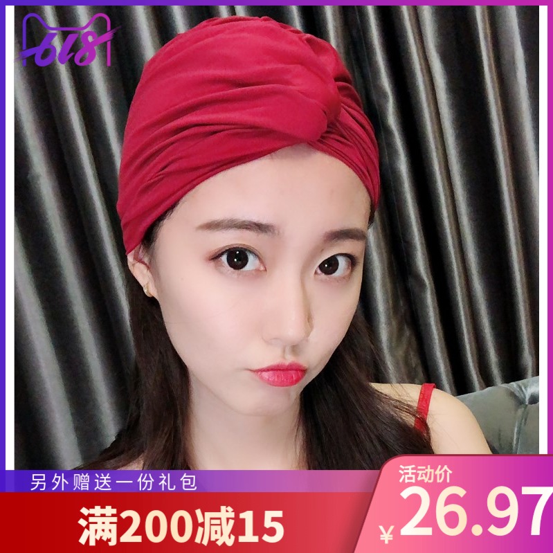 the republic of korea bathing cap Long Lovely Beauty adult enlarge Large lady Hot springs Swimming capin the Sports/Yoga/Fitness/Fans supplies , Swim , Caps category - from Buy2taobao.com to provide professional Taobao agent buy service