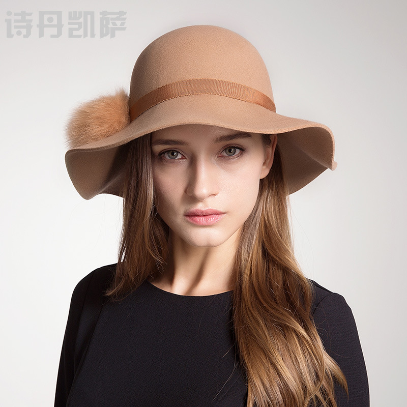 ✅2017帽子女秋冬韩版潮流羊毛呢帽时尚可爱毛球帽子女士大檐帽在类目 3C数码配件, 手机配件, 手机保护套/壳中 - 来自Buy2taobao.com提供专业的淘宝代购服务
