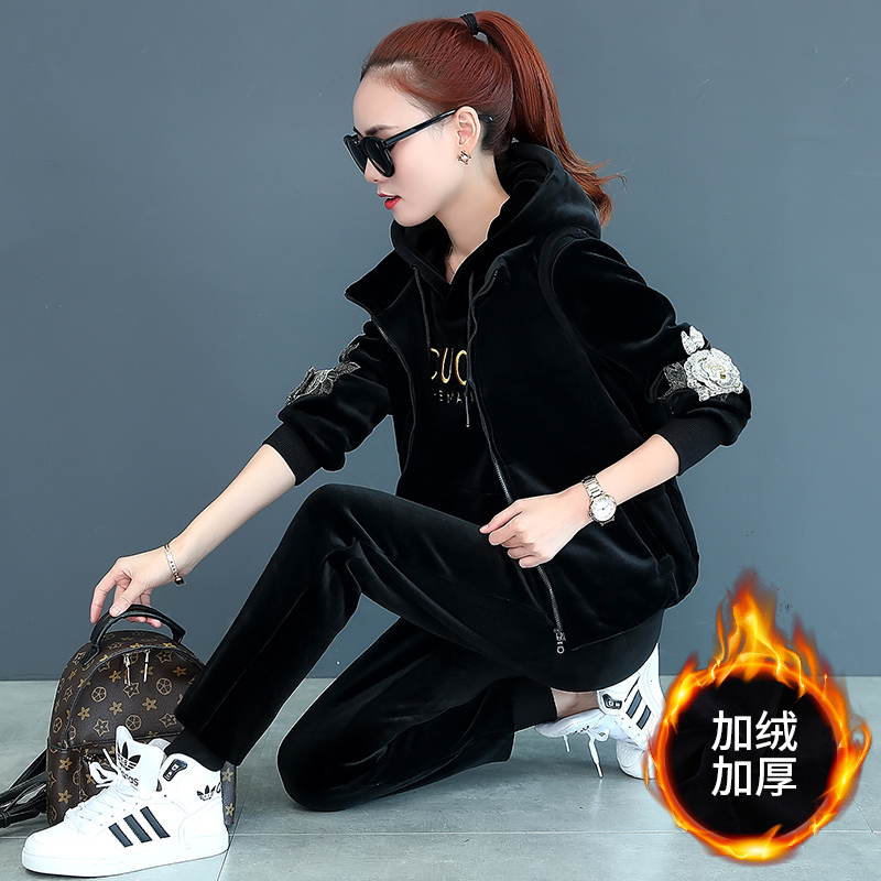 女装运动套装卫衣大码韩版欧洲套装休闲运动套装休闲套装运动服|ruв категории Женская одежда, костюм/студенты школьную форму/обмундирования, досуг, спортивный костюм - от Buy2taobao.com для оказания профессиональной услуги покупки агента Taobao