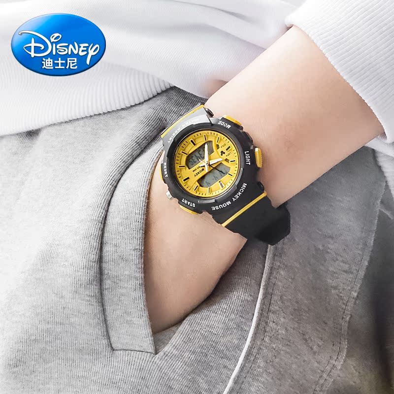 Disney children watch pupil boy Cartoon waterproof multi-function Noctilucent girl motion Electronics watchin the Wristwatch , Watch category - from Buy2taobao.com to provide professional Taobao agent buy service