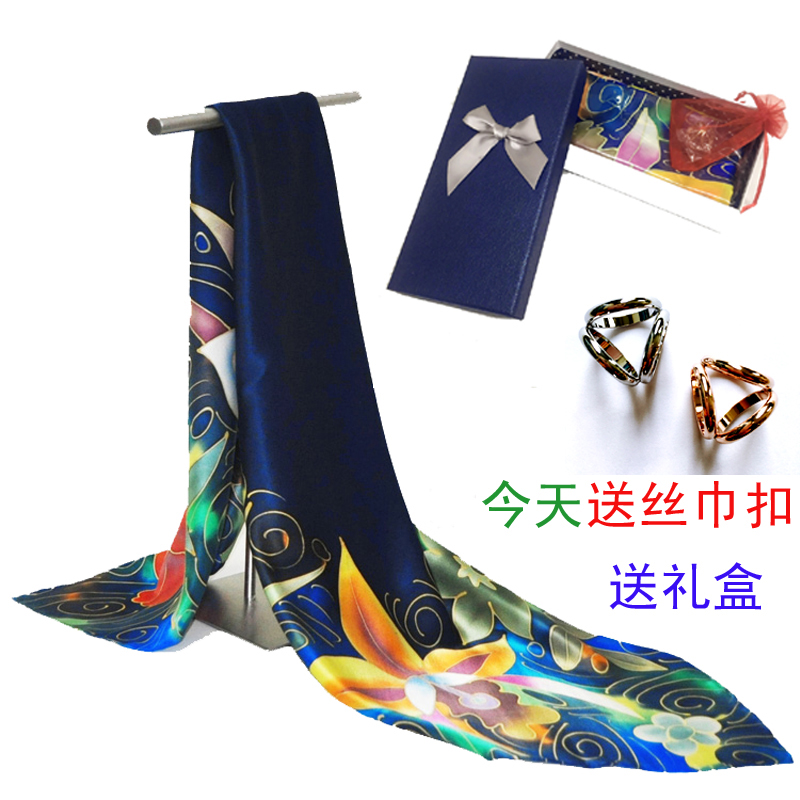 春秋季手绘女桑蚕丝巾妈妈款大方巾韩国文艺百搭领巾真丝围巾特惠|msdalam kategori Aksesori/Belt kulit/Hat/Muffler, Muffler/tudung/selendang - dari Buy2taobao.com untuk memberikan perkhidmatan ejen Taobao profesional membeli