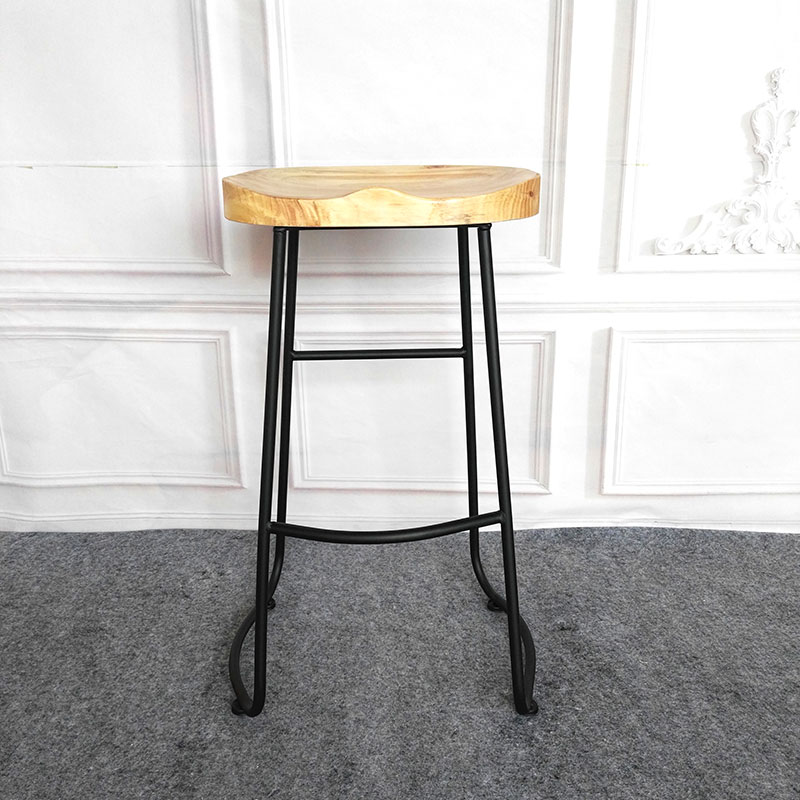modern Simplicity Iron art solid wood The bar chair personality originality designer Bar chair Café Stool Restaurant stoolin the Business/Office Furniture , Entertainment/Bar/KTV Furniture , Bar Stools category - from Buy2taobao.com to provide professional Taobao agent buy service