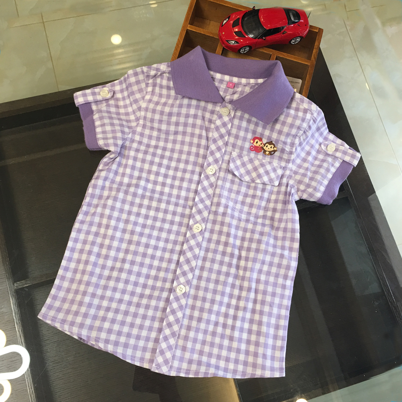 Children's clothing Boy Cotton short-sleeved shirt Children's shirts Chinese child Cotton singlet jacket half sleeve Loss clearancein the Children/Baby/Family fitted , Shirt category - from Buy2taobao.com to provide professional Taobao agent buy service