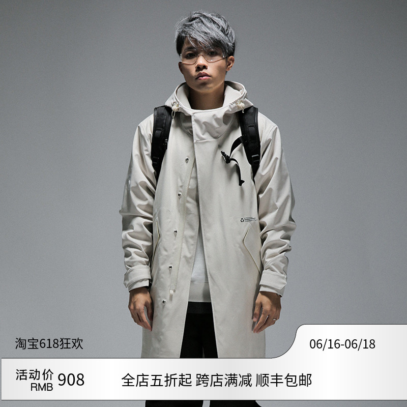 ROARINGWILD AW17 咆哮野兽 本白色 热切复合防泼夹克|msdalam kategori Pakaian Lelaki, jaket - dari Buy2taobao.com untuk memberikan perkhidmatan ejen Taobao profesional membeli