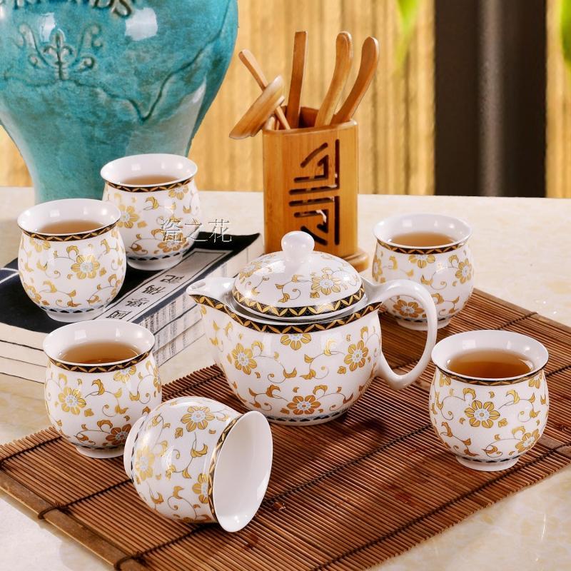 New specials Jingdezhen Ceramics 7 Gantry Tea Set teapot teacup glass Phnom Penh Sun Islandin the Tableware , Tea set , Tea package category - from Buy2taobao.com to provide professional Taobao agent buy service