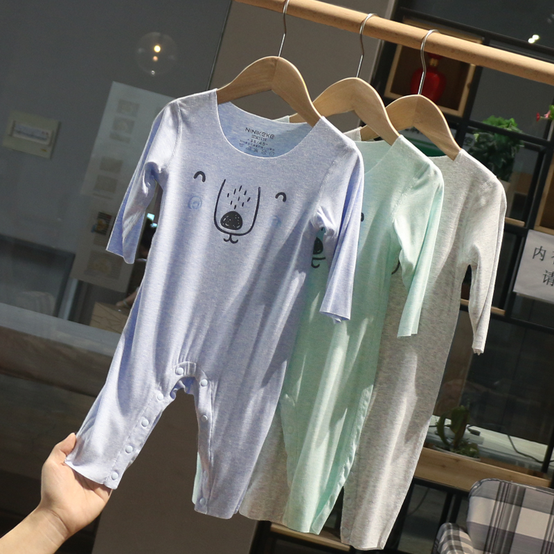 嬰兒連體衣寶寶夏季哈衣新生嬰兒衣服隨心裁無骨莫代爾睡衣男寶寶在類目 童裝/嬰兒裝/親子裝, 連身衣/爬服/哈衣中 - 來自Buy2taobao.com提供專業的淘寶代購服務