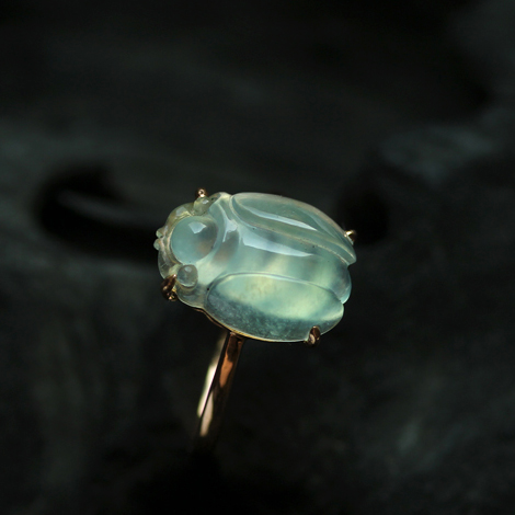 Emerald Ice Boutique jade Little bee Ring exquisite Female models 18K certificate Jewellery jewelry 0356in the Jewelry/Diamond/Jade/Gold , Jade (New) , Bracelets category - from Buy2taobao.com to provide professional Taobao agent buy service