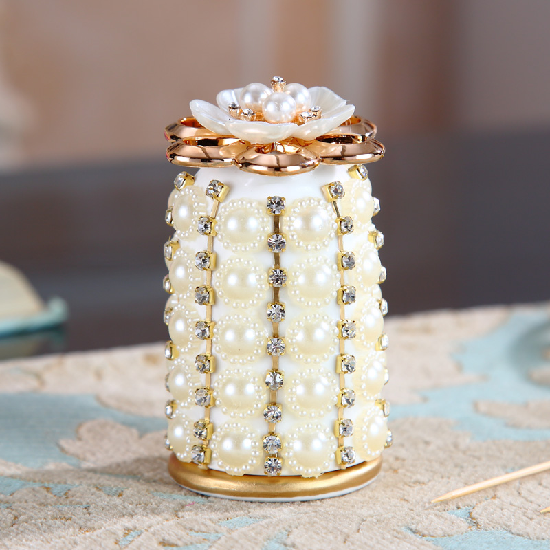 European style Toothpick Holder ceramics Toothpick bottle a living room Diamond fashion Toothpick box table Toothpick cans household Swab tubein the Storage consolidation , Home Storage appliances , Storage tank , Toothpick Holder category - from Buy2taobao.com to provide professional Taobao agent buy service