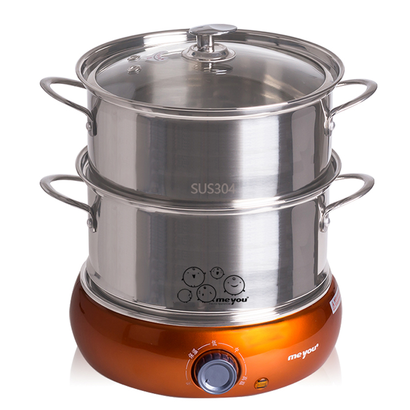 All stainless steel double-deck Steaming multi-function household Egg Cooker Stainless steel breakfast Egg Machine Auto power offin the Kitchen Appliances , Boiled egg/Steaming category - from Buy2taobao.com to provide professional Taobao agent buy service