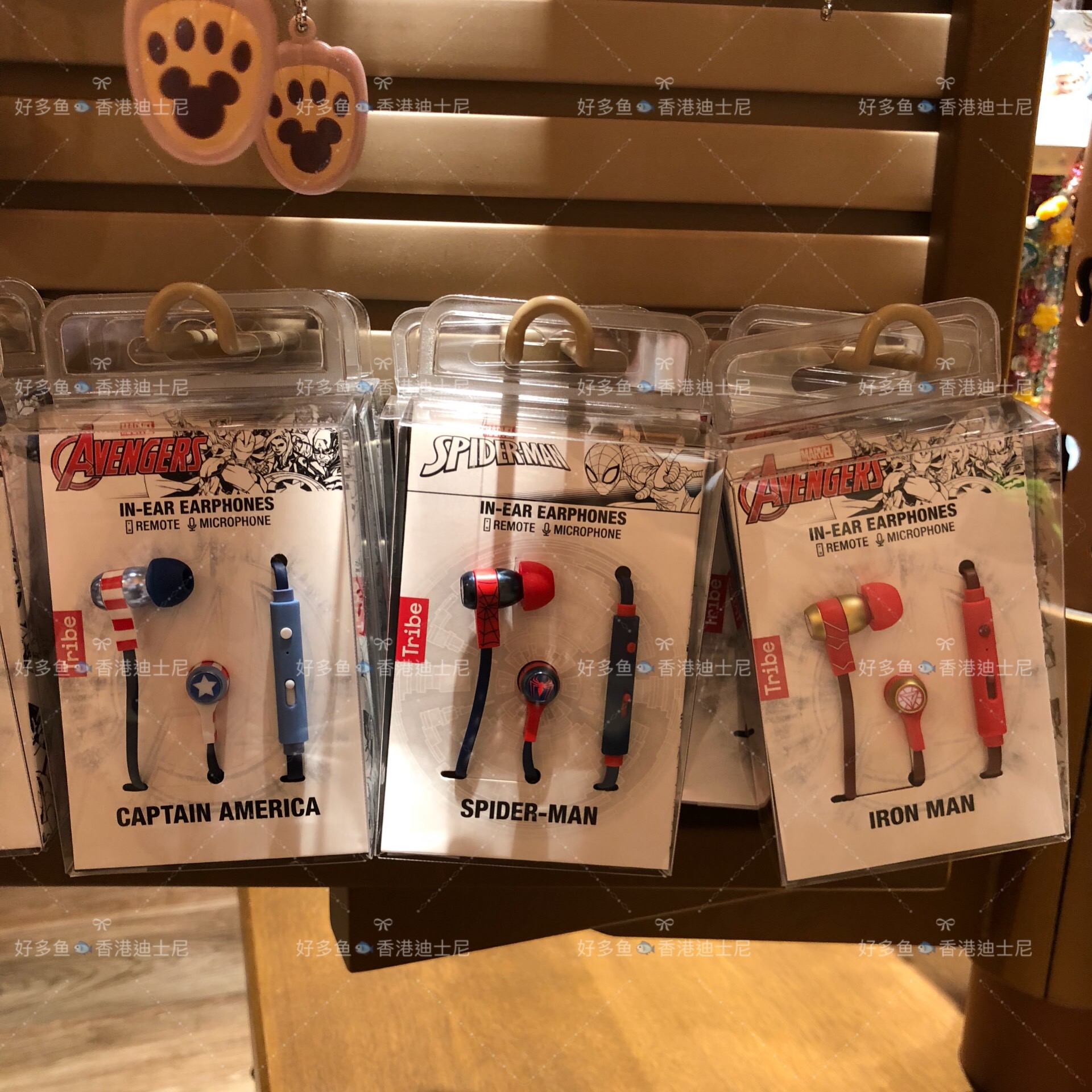 Disney 香港迪士尼 美国队长钢铁侠蜘蛛侠 卡通耳机 通用耳机线|ruв категории видео электрических приборов, наушники - от Buy2taobao.com для оказания профессиональной услуги покупки агента Taobao