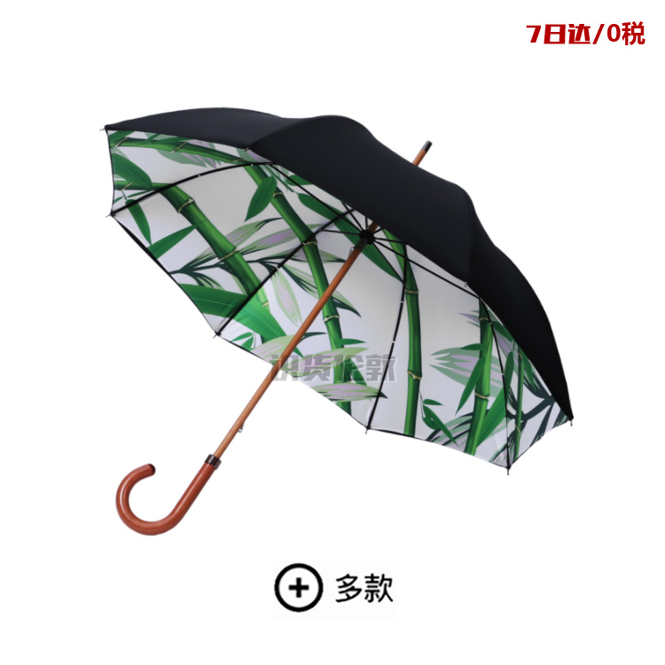 LONDON UNDERCOVER 長柄印花雨傘 山毛榉木 手工 多款 禮品 代購在類目 居家日用, 傘/雨具/防雨/防潮, 傘中 - 來自Buy2taobao.com提供專業的淘寶代購服務