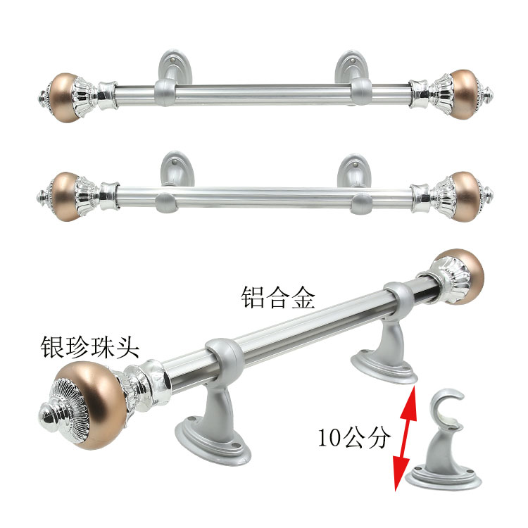银珍珠单码装修罗马杆铝合金正挂 侧挂服装店上墙衣架展示架壁挂|msdalam kategori Perniagaan/perabot pejabat, perabot kedai pakaian, pakaian paparan - dari Buy2taobao.com untuk memberikan perkhidmatan ejen Taobao profesional membeli
