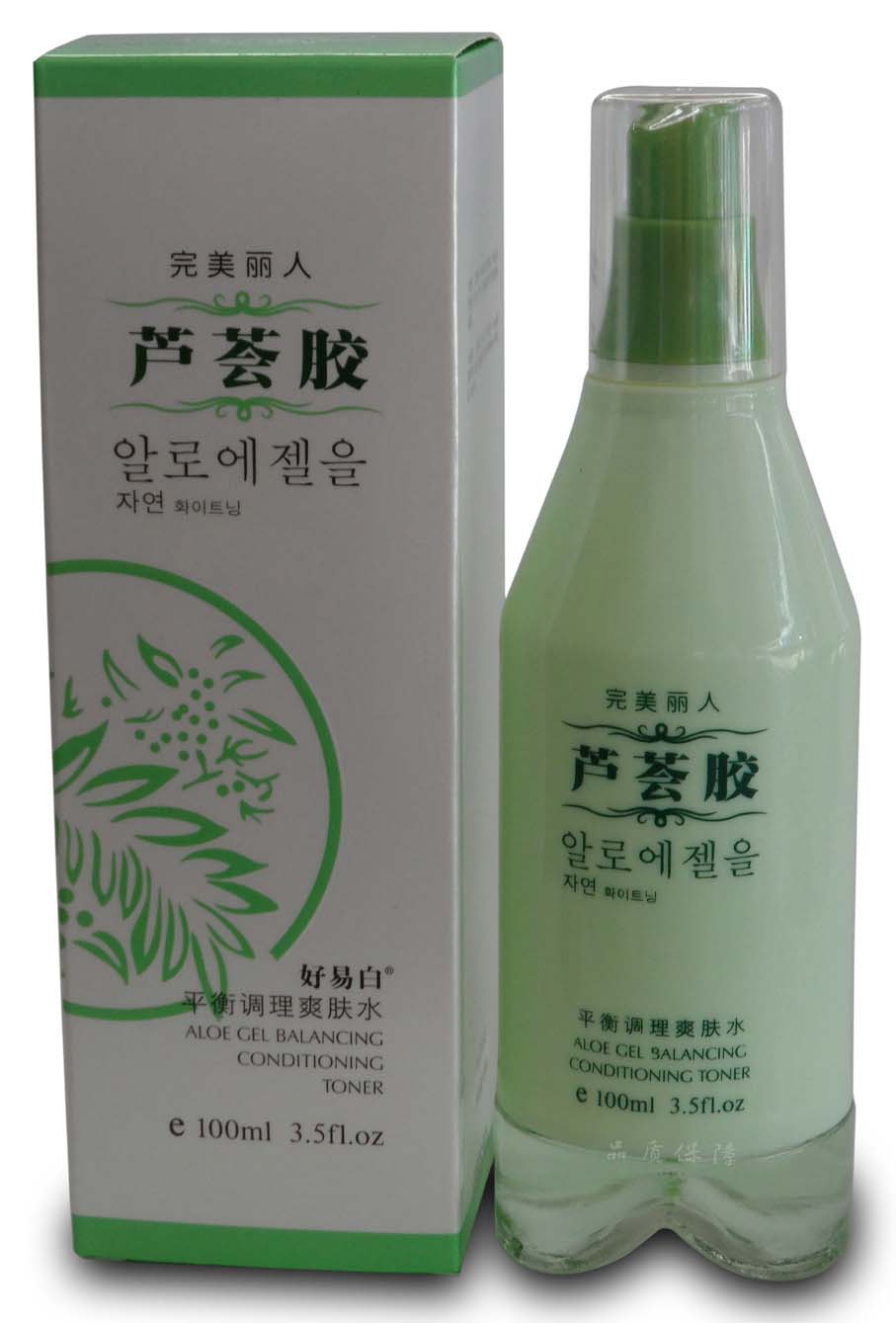 正品包郵 好易白完美麗人蘆荟膠平衡調理爽膚水100ml 清淡不油膩在類目 美容護膚/美體/精油, 化妝水/爽膚水中 - 來自Buy2taobao.com提供專業的淘寶代購服務
