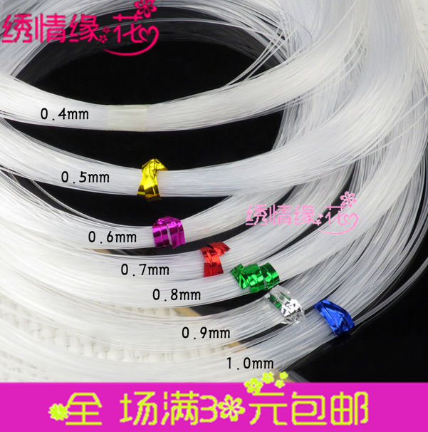 DIY饰品配件0.5-0.6-0.7-0.8MM-1.0mm水晶鱼线2元/把|ruв категории Украшения,ювелирные изделия, Diy аксессуары, линия - от Buy2taobao.com для оказания профессиональной услуги покупки агента Taobao
